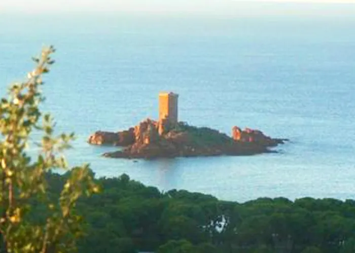 公寓 Familial Avec Vue Sur La A Agay - 40 M² + Piscine *